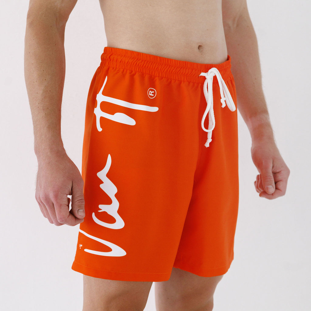 Men's Orange Surf Short