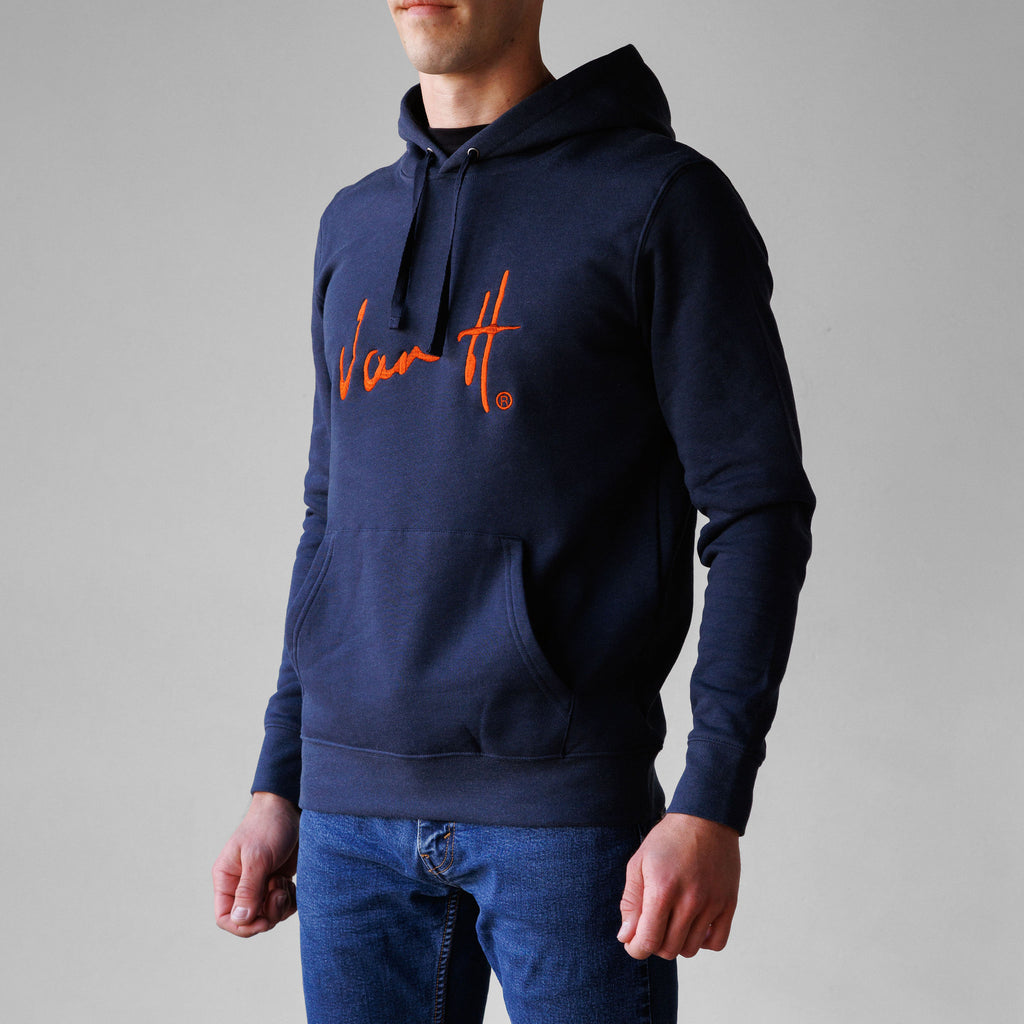 Navy Melange Hoodie