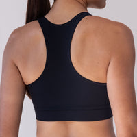 Black Light Support Sports Bra