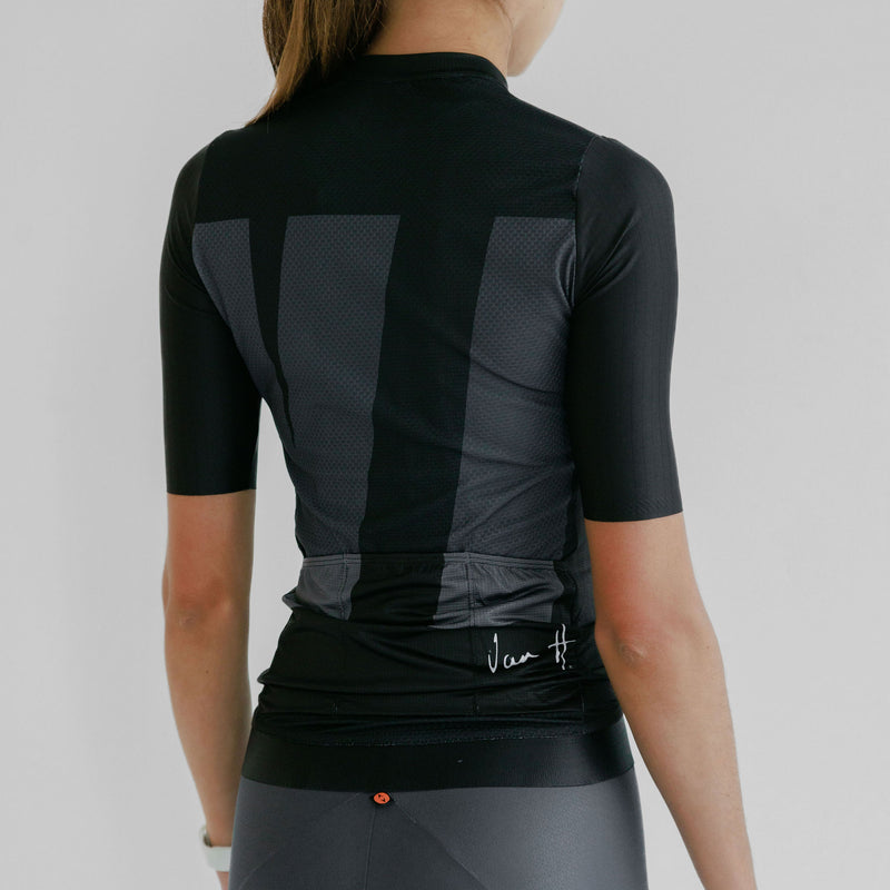 Womens Black Mono Jersey