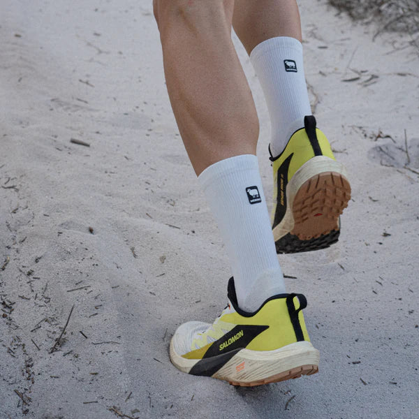 Versus White Polar Merino Winter Socks