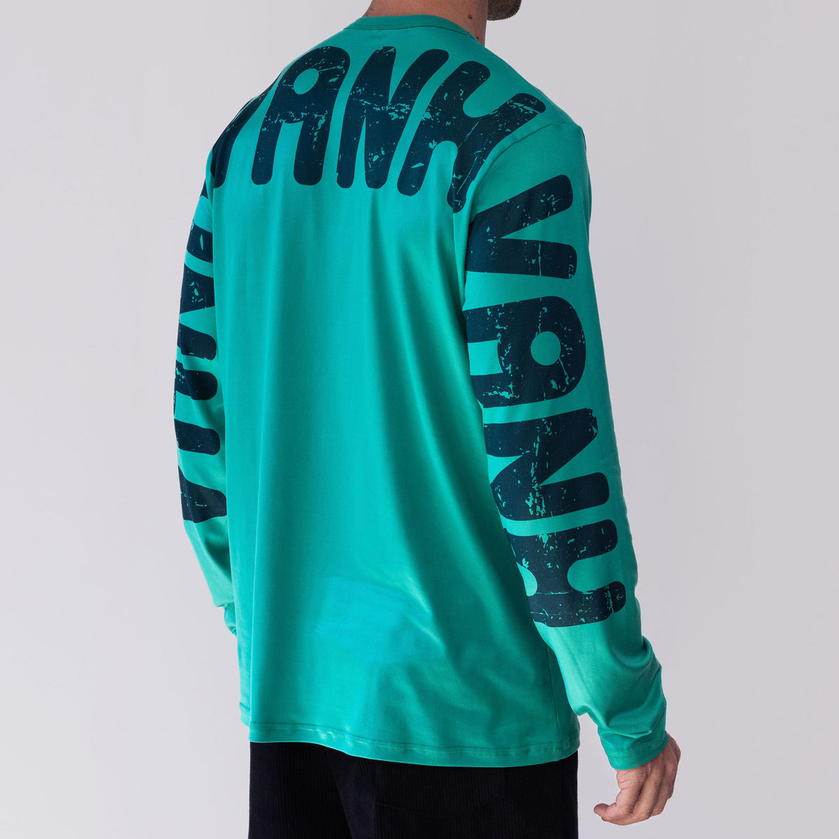 Mens Green Unbound Warm Up Top