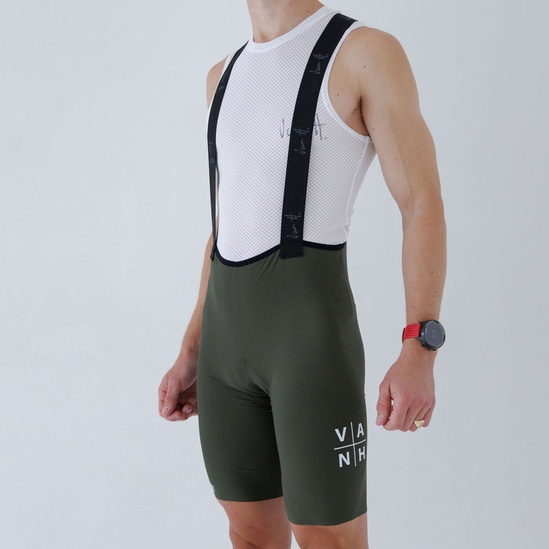 Mens Olive Tourmalet Bib