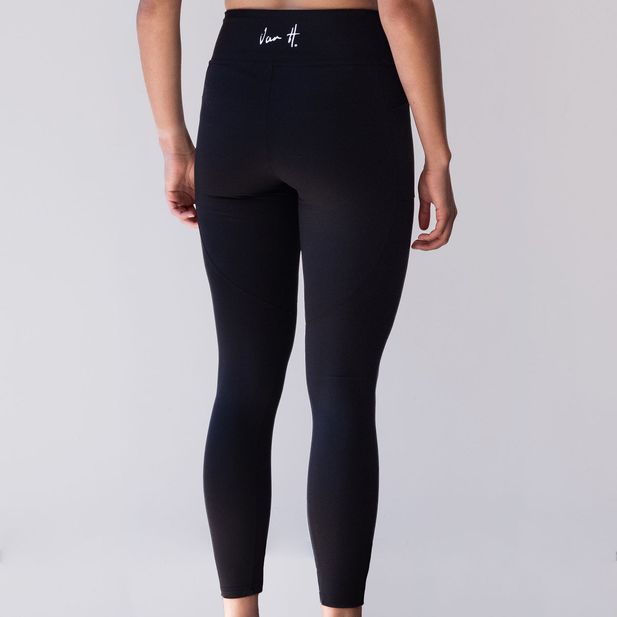 Black long tights with pocket