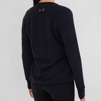 Womens Black Polar Fleece Top