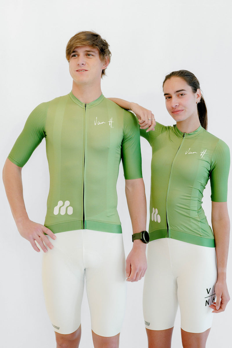 Womens Green Pulse Jersey