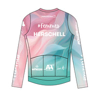 Femmes Turquoise Long Sleeve Jersey Womens