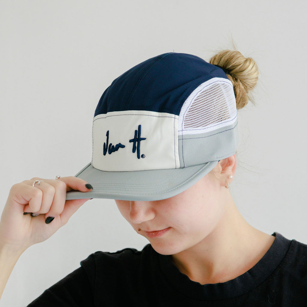 Grey Running Cap