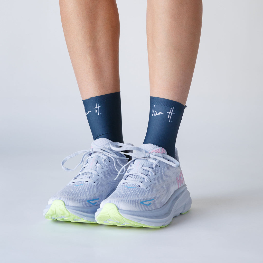 Navy Running Socks