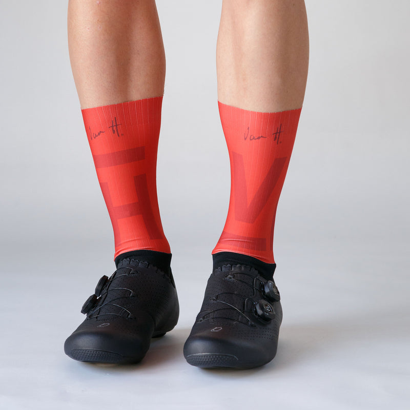 Red Aero Socks