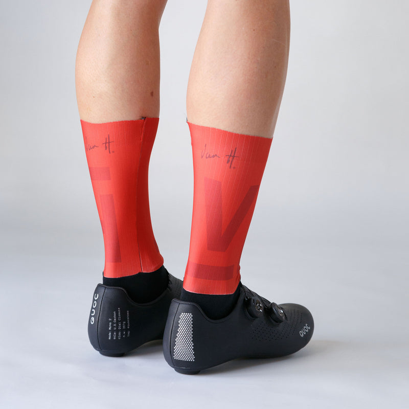 Red Aero Socks