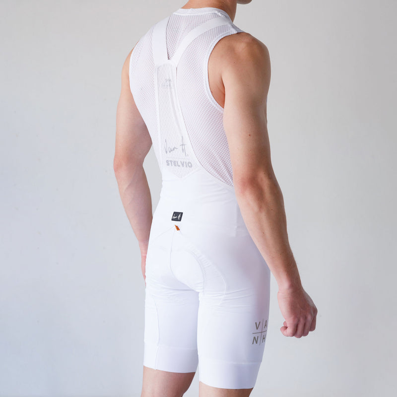 Men's White Stelvio bib