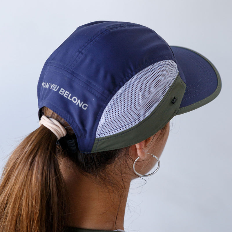 VanH Navy and Olive Running Cap