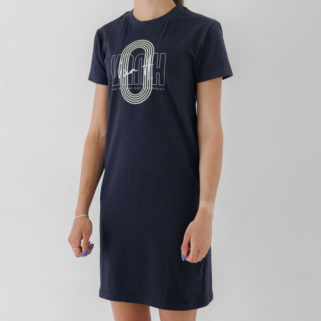 Navy T-shirt dress