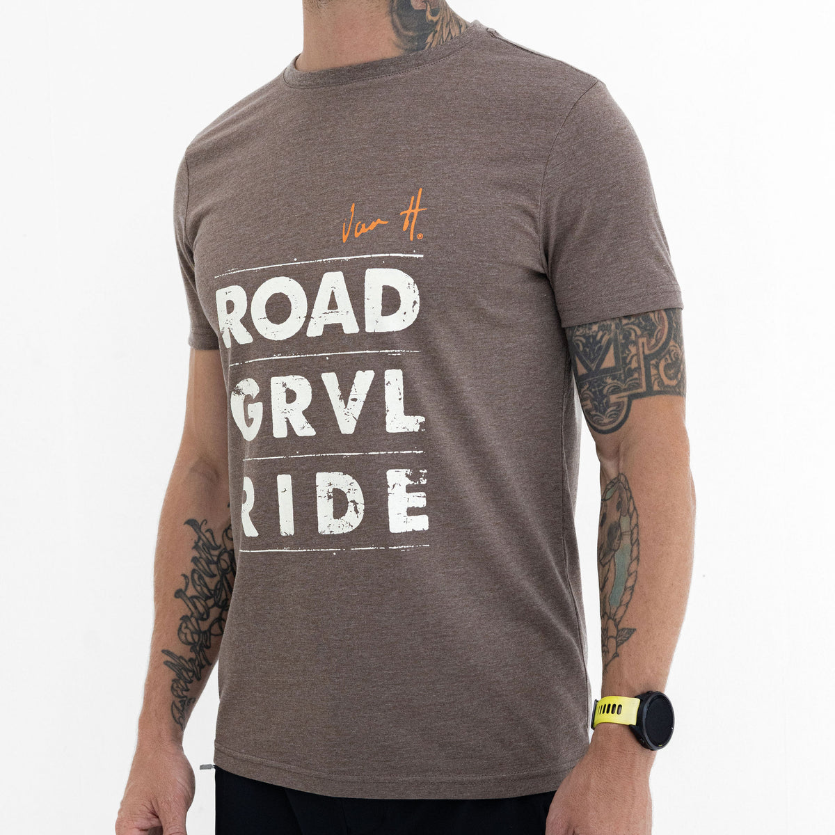 Mens Chocolate Melange t-shirt