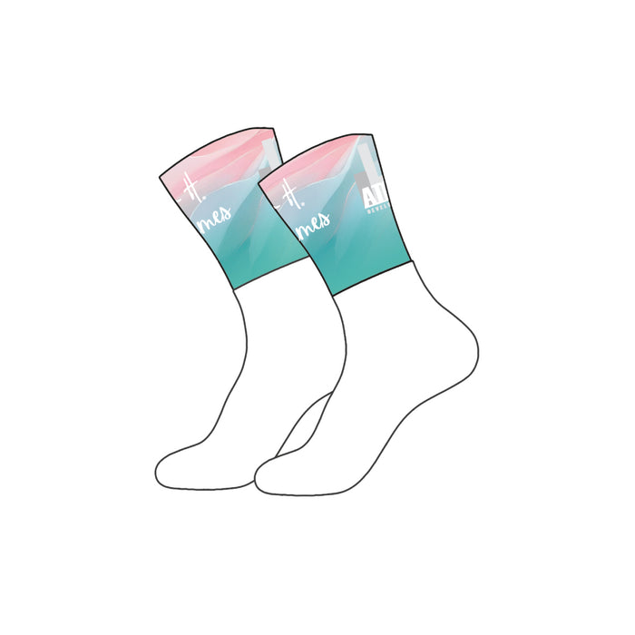 Femmes Turquoise Aero Socks
