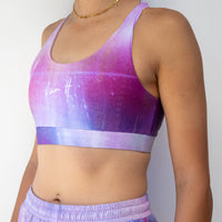 VanH Presto light support sports bra for women's running