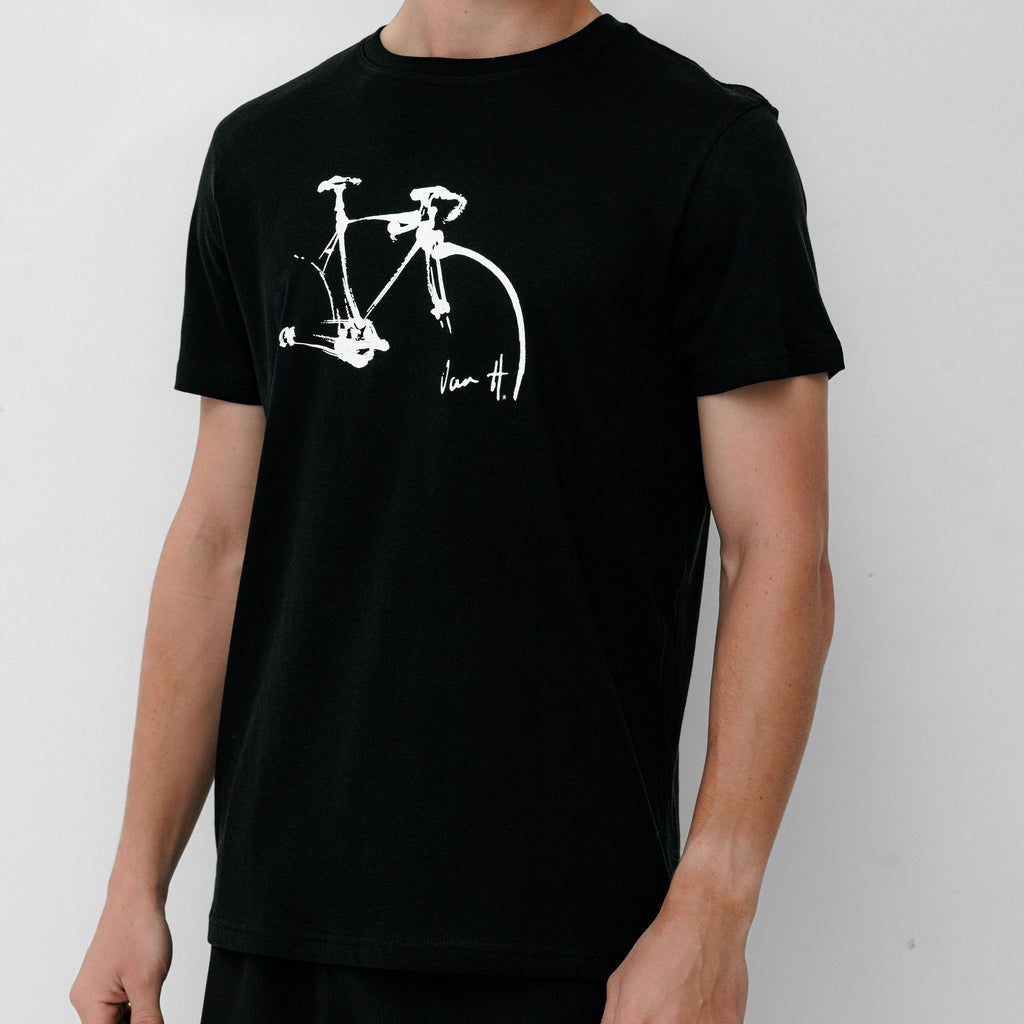 Mens Black Bike t-shirt