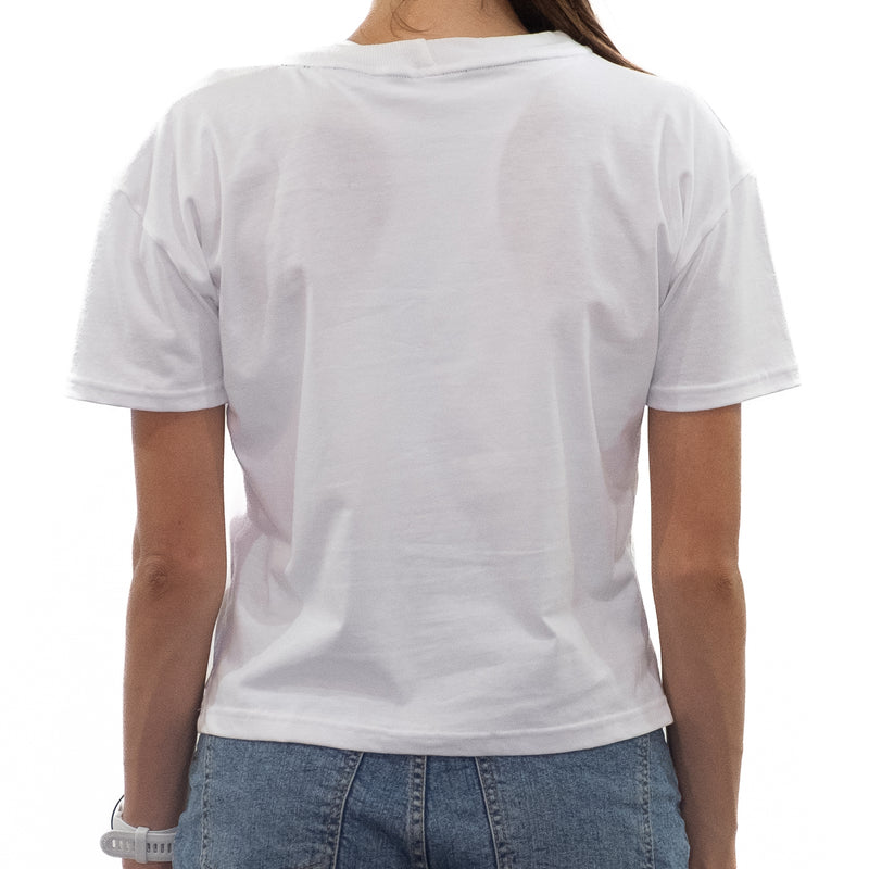 White Boxy Tee