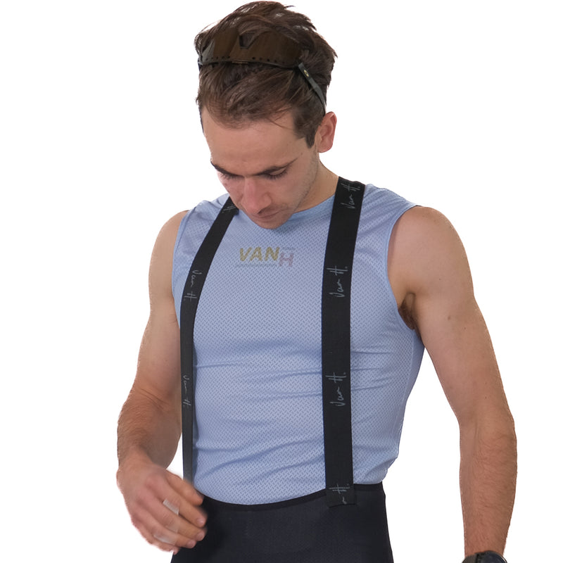 Cycling base layer, cycling top, winter cycling kit, mens cycling base layer, womens cycling base layer, cycling, south Africa, van h, premium cycling wear, sleeveless undershirt.