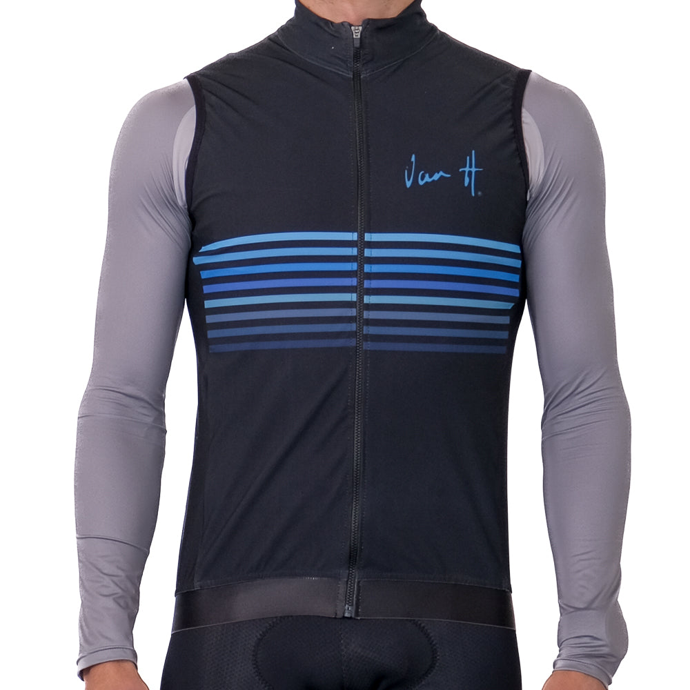 Cycling Gilet, cycling top, winter cycling kit, mens cycling gilet, womens cycling gilet, cycling, south Africa, van h, premium cycling wear, sleeveless jacket.