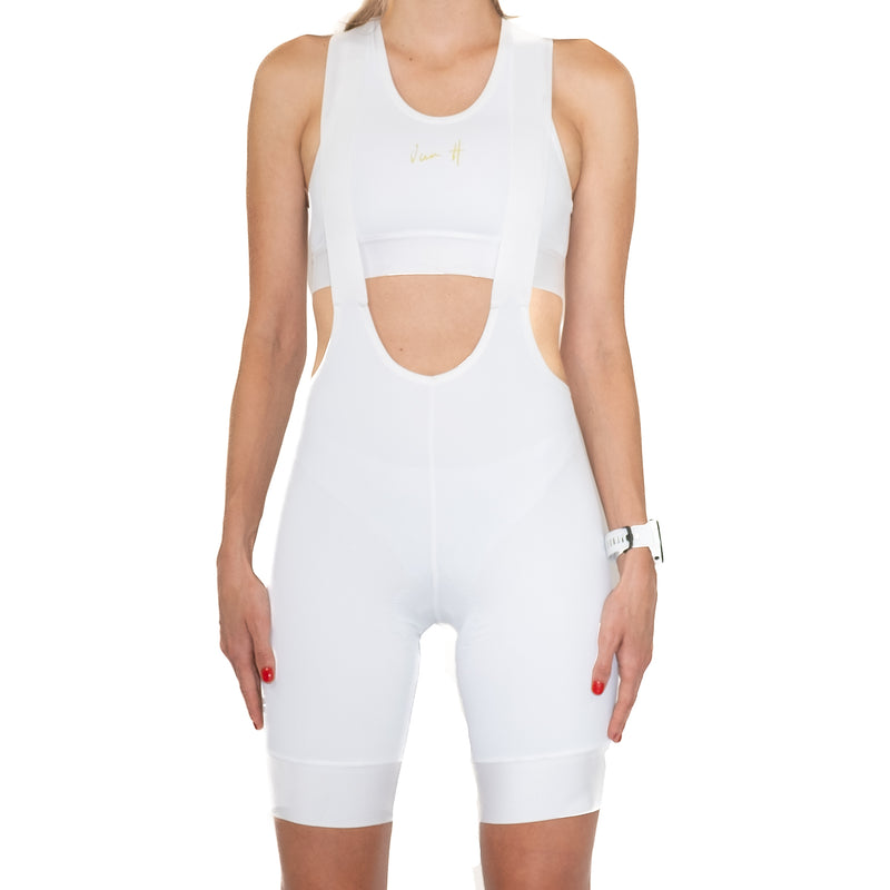 Women's White Stelvio bib