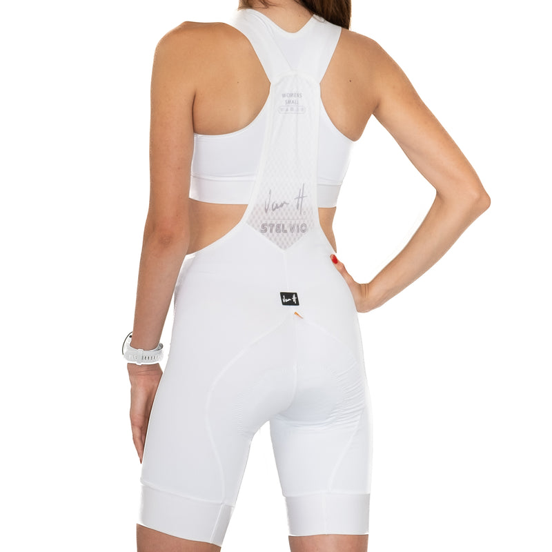 Women's White Stelvio bib