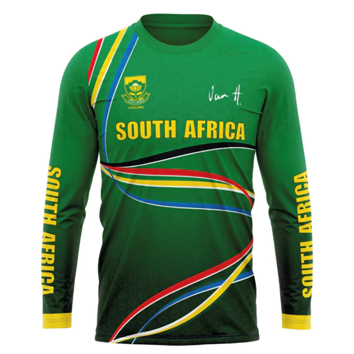 SA Green & Gold Trail Jersey Womens