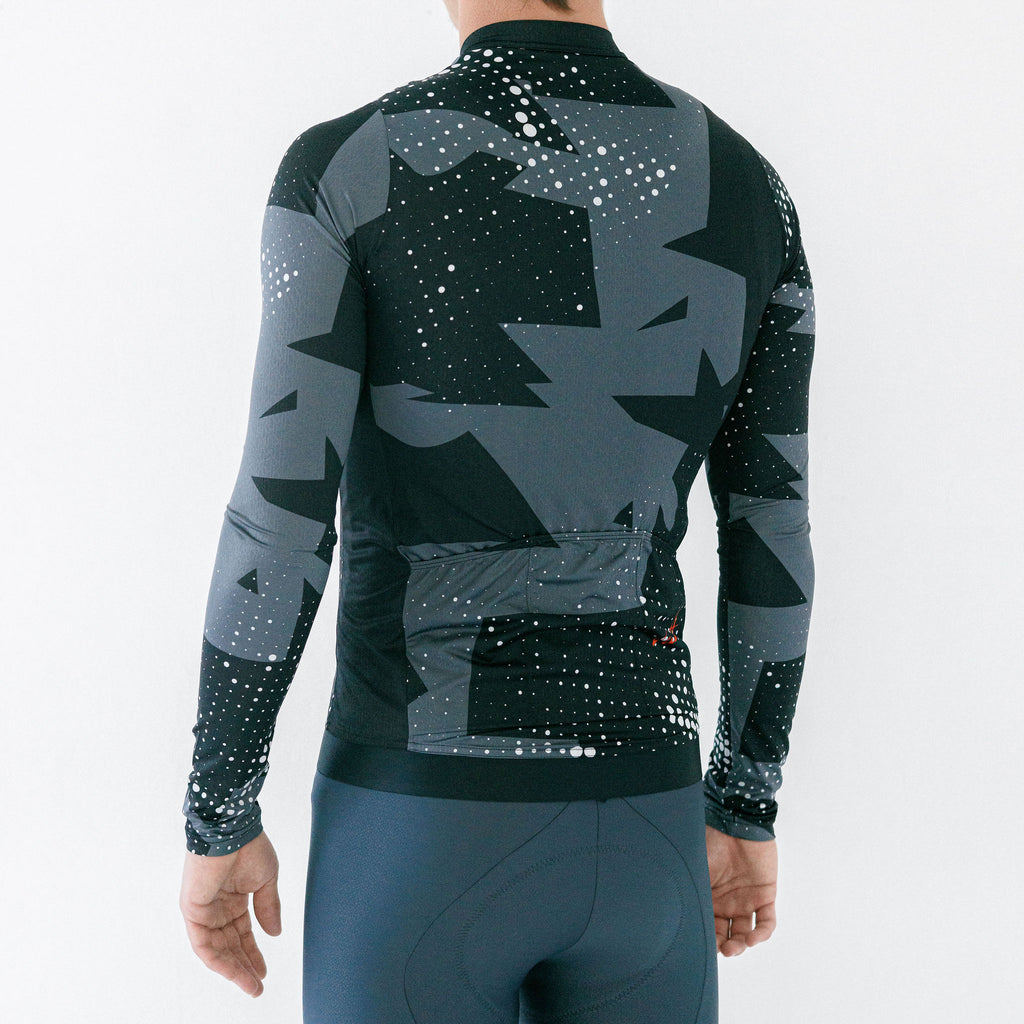 Mens Black Geo Jersey