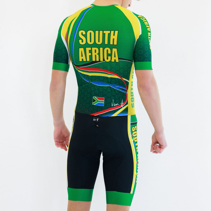Mens SA Green & Gold Speed Suit