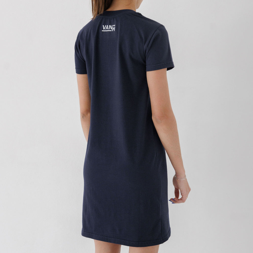 Navy T-shirt dress