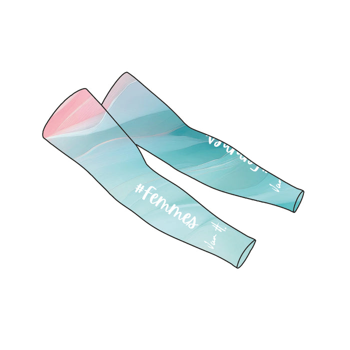 Femmes Turquoise UV sleeves