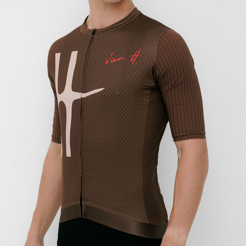 Mens Brown H Jersey