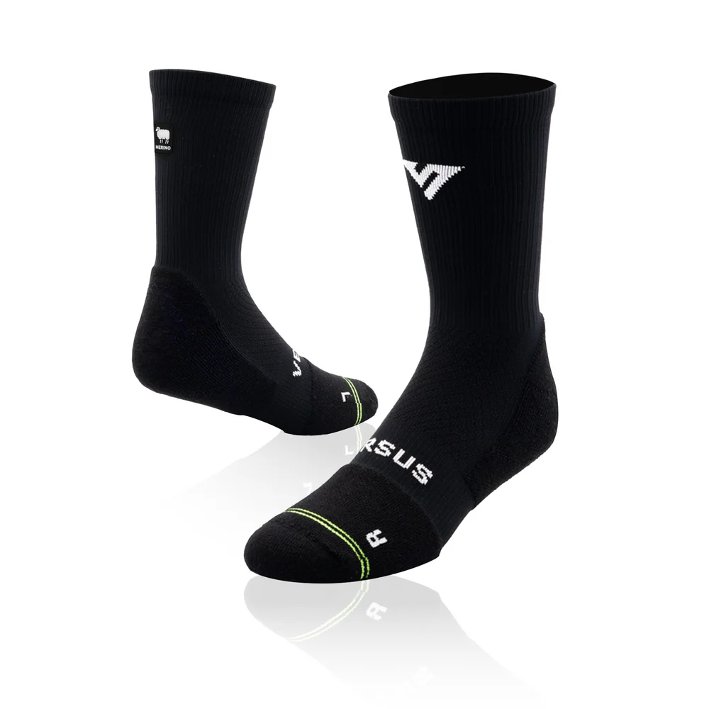 Versus Black Wolf Merino Winter Socks