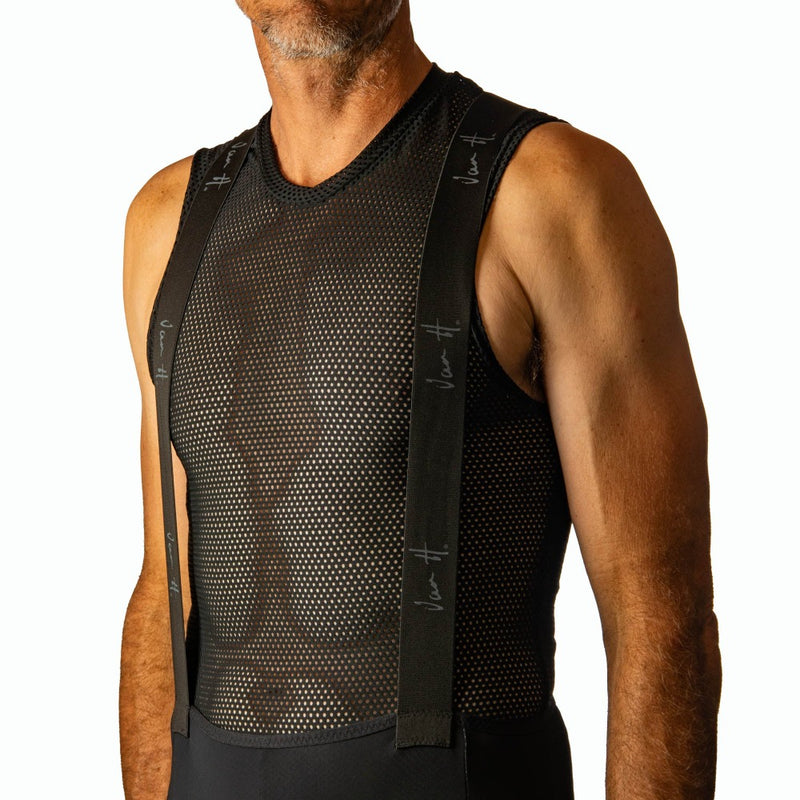 Men's black base layer