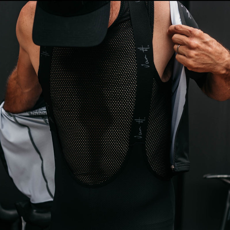 Men's black base layer