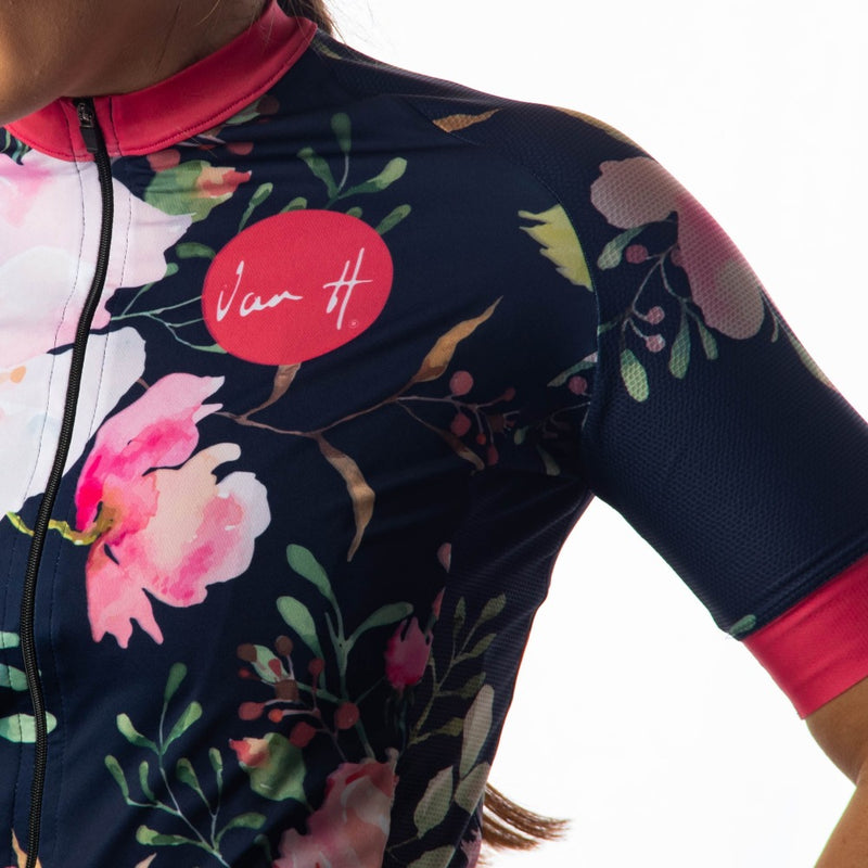 Women's Navy Blossom jersey