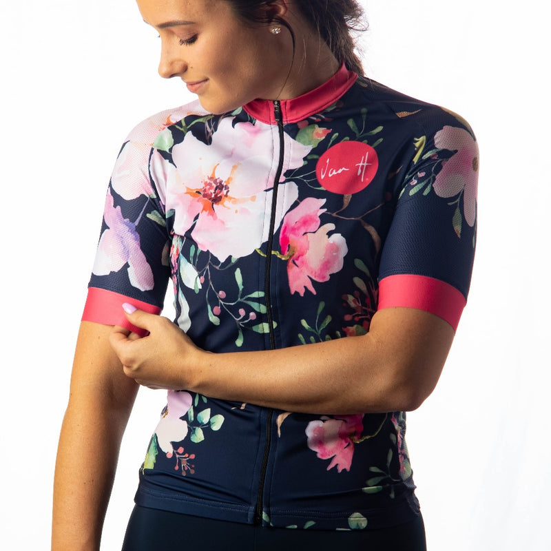 Women's Navy Blossom jersey